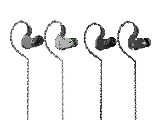 HKM-560339 Dual Function Wired and Bluetooth In-Ear Headset with Microphone - Black, Space Gray