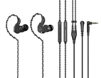 HKM-560339 Dual Function Wired and Bluetooth In-Ear Headset with Microphone - Black, Space Gray
