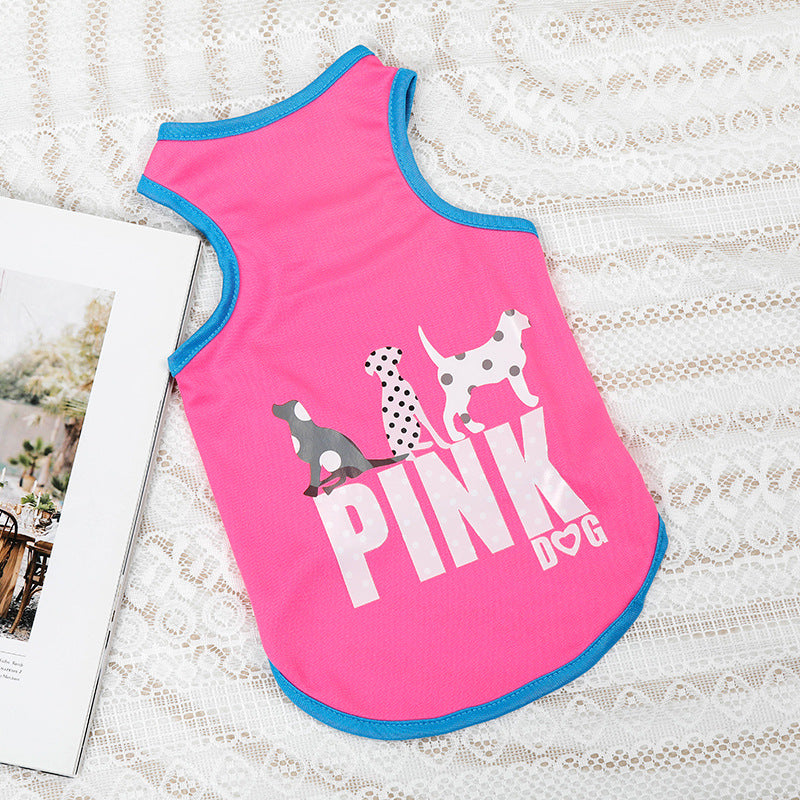 HKM-5604157 Cute Casual Printed Pet Dog Vest in Multiple Designs and Sizes