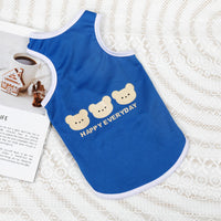 HKM-5604157 Cute Casual Printed Pet Dog Vest in Multiple Designs and Sizes