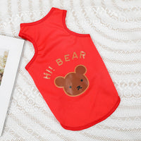 HKM-5604157 Cute Casual Printed Pet Dog Vest in Multiple Designs and Sizes