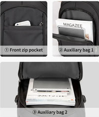 HKM-560531 Spacious Laptop Backpack for Daily Use and Travel - Versatile School Bag for Men
