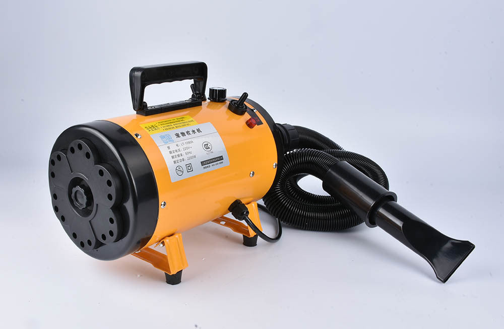 HKM-5606205 High-Power Metal Dog Hair Dryer, Model LT-1090A, 2200W Water Blower, 220V~
