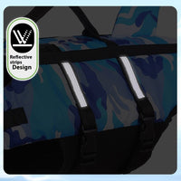 HKM-5606717 Pet Camouflage Swimming Life Jacket - Available in Blue, Green, Pink, Orange, Sizes XS to XXL
