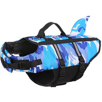 HKM-5606717 Pet Camouflage Swimming Life Jacket - Available in Blue, Green, Pink, Orange, Sizes XS to XXL