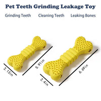 HKM-5606973 Dog Dental Care Chew Toys - Two-Pack Toothbrush Chew Sticks for All Dog Sizes