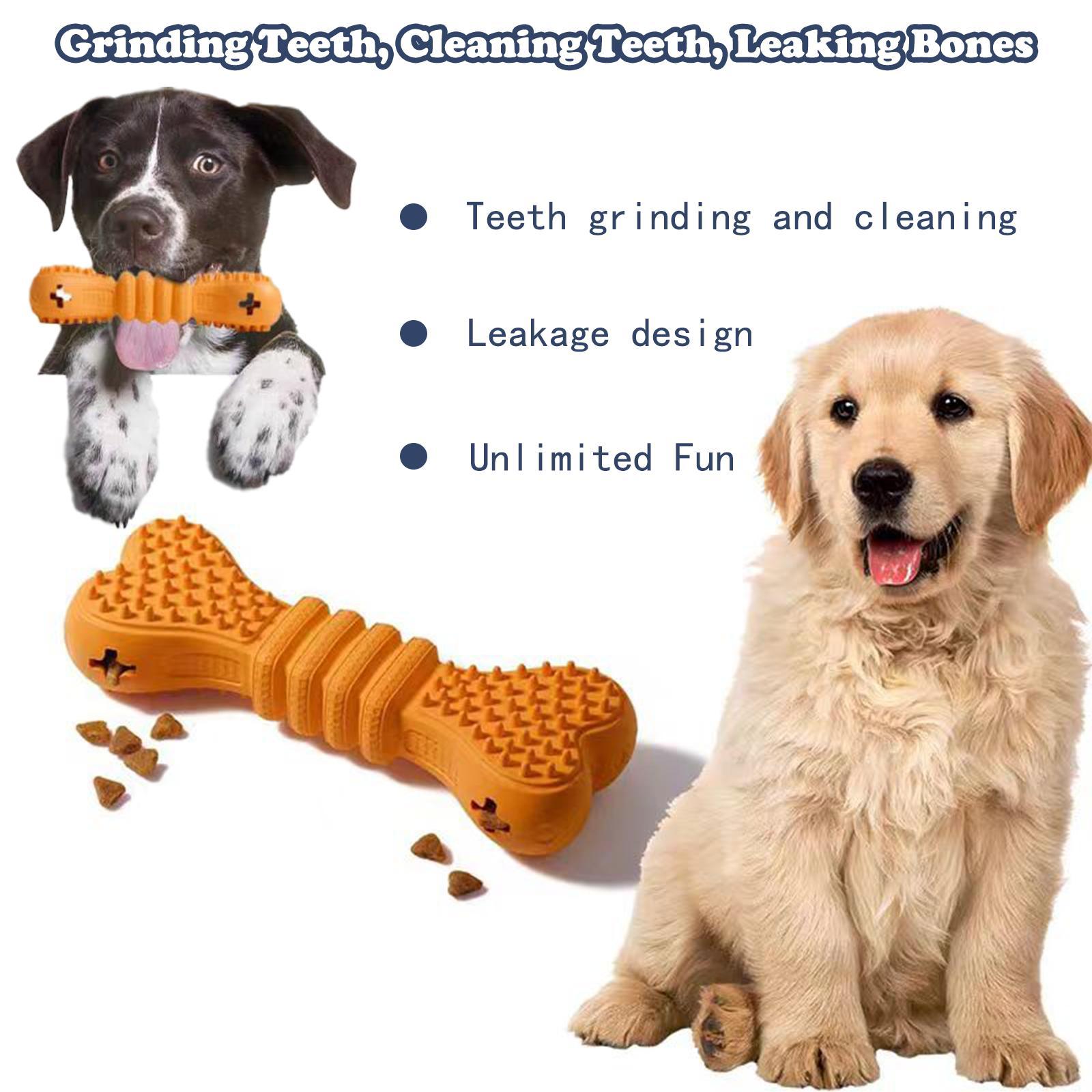 HKM-5606973 Dog Dental Care Chew Toys - Two-Pack Toothbrush Chew Sticks for All Dog Sizes