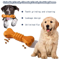 HKM-5606973 Dog Dental Care Chew Toys - Two-Pack Toothbrush Chew Sticks for All Dog Sizes
