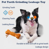 HKM-5606973 Dog Dental Care Chew Toys - Two-Pack Toothbrush Chew Sticks for All Dog Sizes