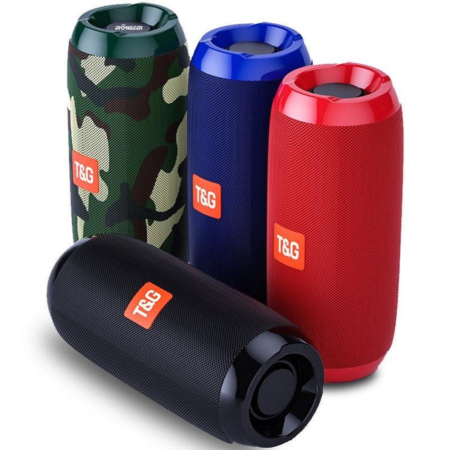 HKM-560787 Multifunctional IPX5 Portable Bluetooth Speaker with FM Radio, 360° Stereo Sound, and Long Battery Life