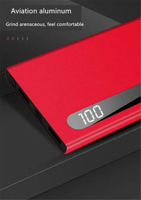 HKM-560851 Ultra-Thin 20000mAh Digital Display Power Bank for Smartphones and Tablets
