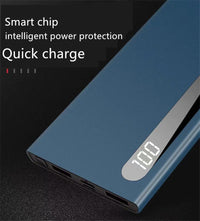 HKM-560851 Ultra-Thin 20000mAh Digital Display Power Bank for Smartphones and Tablets