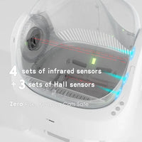 HKM-560915 Fully Automatic Cat Litter Box with Large Open Design for Effortless Cleaning