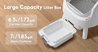 HKM-560915 Fully Automatic Cat Litter Box with Large Open Design for Effortless Cleaning