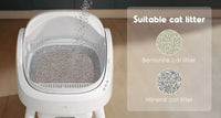 HKM-560915 Fully Automatic Cat Litter Box with Large Open Design for Effortless Cleaning