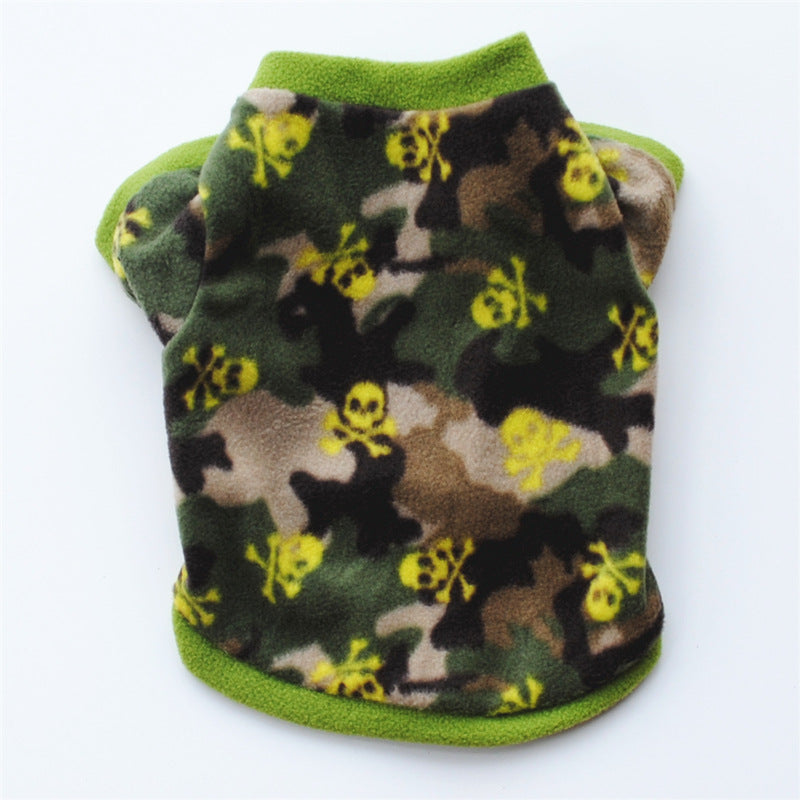 HKM-5609405 Warm Fleece Sweater for Dogs - Cozy Fall/Winter Apparel in Soft, Comfortable Fabric