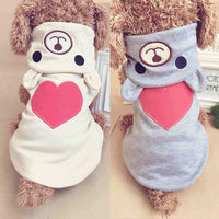HKM-560979 Transformative Summer Pet Clothes with Cute Bear Design - Multiple Sizes Available
