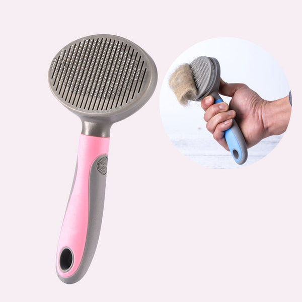 HKM-5609917 Kitten Cat Comb De-Floating Hair Stripper with 60¡ã Bent Needle for Gentle Grooming
