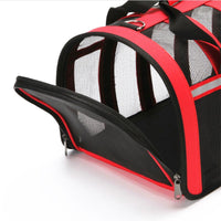 HKM-5610557 Space Capsule Portable Pet Carrier with Geometric Pattern in Multiple Sizes
