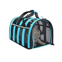 HKM-5610557 Space Capsule Portable Pet Carrier with Geometric Pattern in Multiple Sizes