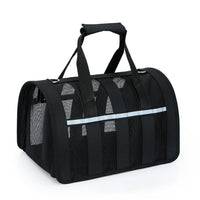 HKM-5610557 Space Capsule Portable Pet Carrier with Geometric Pattern in Multiple Sizes