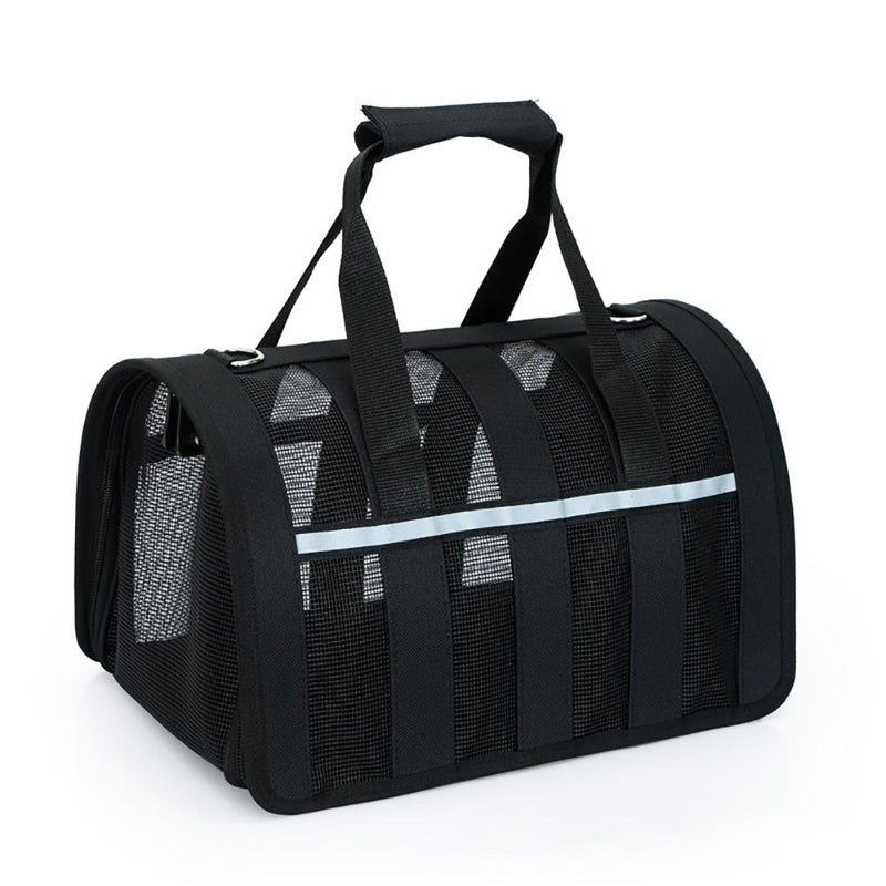 HKM-5610557 Space Capsule Portable Pet Carrier with Geometric Pattern in Multiple Sizes