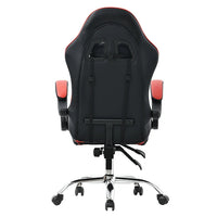 HKM-561171 Ergonomic Black and Purple Gaming Chair with Footrest for Ultimate Comfort