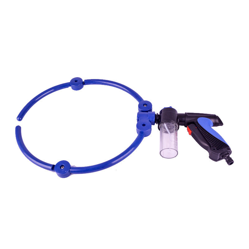 HKM-5611965 360-Degree Self-Priming Foldable Pet Bathing Spray Gun with Adjustable Water Flow and Anti-Skid Handle