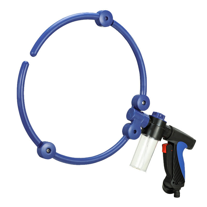 HKM-5611965 360-Degree Self-Priming Foldable Pet Bathing Spray Gun with Adjustable Water Flow and Anti-Skid Handle