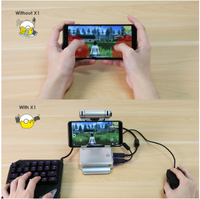 HKM-561363 Mobile Game Controller for Apple Devices - Versatile Mouse & Keyboard Accessory