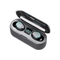 HKM-561363 Wireless 5.0 Binaural TWS Bluetooth Earbuds with Battery Display and Voice Control