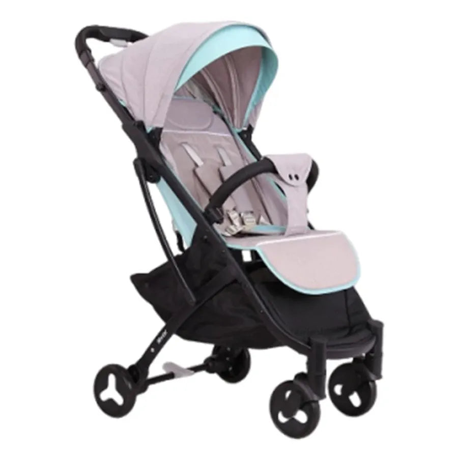 HKM-561491 Durable Baby Stroller with Aluminium Alloy Frame and PU Zipper Handle Cover for Extended Use