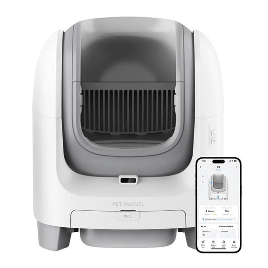 HKM-561619 Large Open Top Smart WiFi Self-Cleaning Cat Litter Box with Bio-Enzyme Deodorization