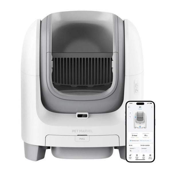 HKM-561619 Large Open Top Smart WiFi Self-Cleaning Cat Litter Box with Bio-Enzyme Deodorization