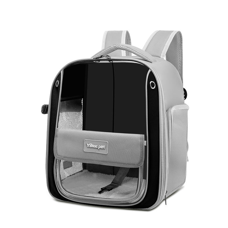HKM-5616317 Large Capacity Breathable Panoramic Pet Carrier Bag - Lightweight Oxford Fabric