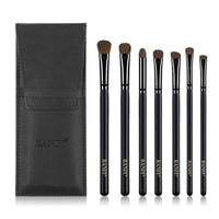 HKM-561683 7-Piece Soft Horse Hair Eyeshadow Brush Set with Wooden Handles