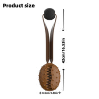 HKM-5617341 Pet Tooth Cleaning Ball with Coffee Bean Design - TPR Rope Knot Slow Eating Toy