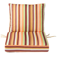 HKM-561811 Outdoor Deep Seat Cushion Set for Patio Furniture - 50 Water-Resistant Polyester Rectangular Cushions