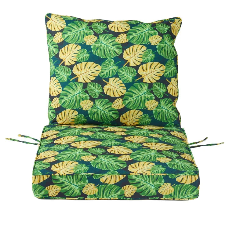 HKM-561811 Outdoor Deep Seat Cushion Set for Patio Furniture - 50 Water-Resistant Polyester Rectangular Cushions