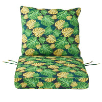 HKM-561811 Outdoor Deep Seat Cushion Set for Patio Furniture - 50 Water-Resistant Polyester Rectangular Cushions