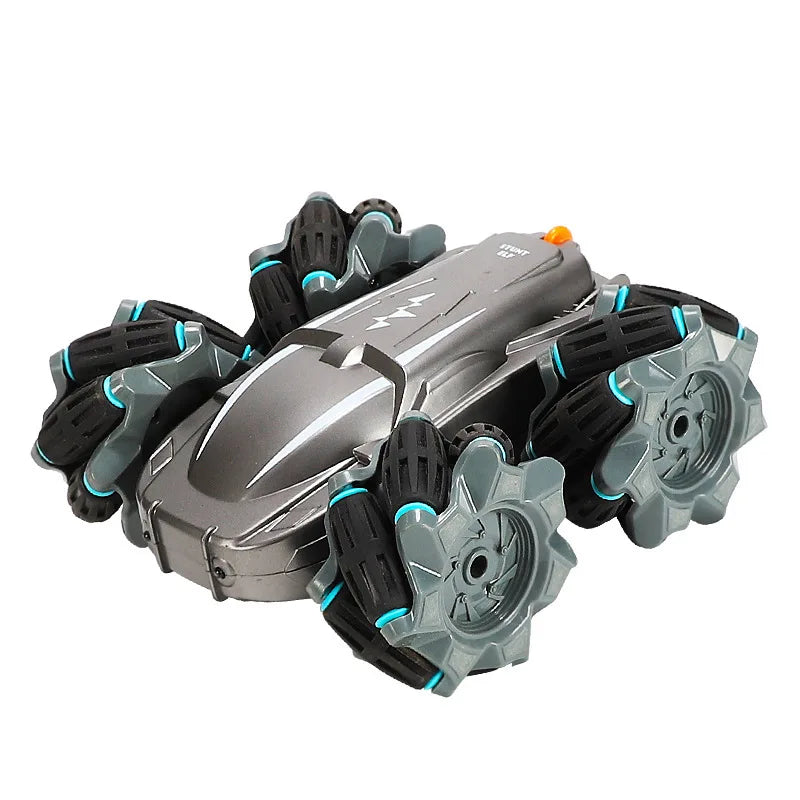 HKM-561875 2.4GHz Double Sided RC Stunt Car with 360° Rotation and Drifting – Remote Control Toy for Kids