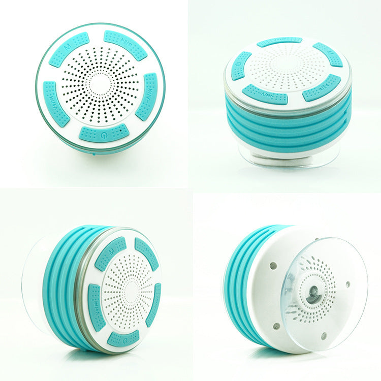 HKM-561939 Waterproof Bluetooth Speaker with 5W Output, 4-5 Hours Playtime, and Built-in Lithium Battery
