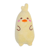 HKM-5619517 Plush Cat Oval Toys with Cat Grass - Available in Frog, Dinosaur, Brown Bear, Cat, and Duck Designs