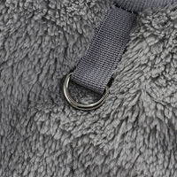 HKM-5620413 Hooded Double-Sided Fleece Dog Clothes in Various Colors with Traction Rope Clip