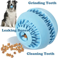 HKM-5620669 Interactive Chew Toy Treat Ball for Small and Medium Dogs, Durable and Safe for Playtime