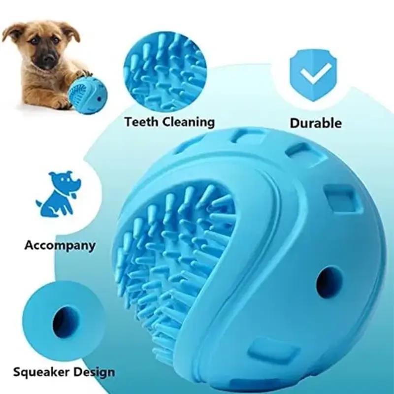 HKM-5620669 Interactive Chew Toy Treat Ball for Small and Medium Dogs, Durable and Safe for Playtime