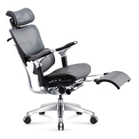 HKM-562067 Ergonomic High Back Mesh Office Chair with Adjustable Footrest and 7D Armrests