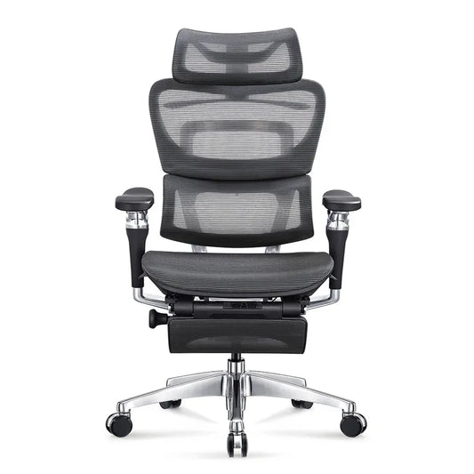 HKM-562067 Ergonomic High Back Mesh Office Chair with Adjustable Footrest and 7D Armrests