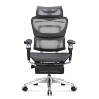 HKM-562067 Ergonomic High Back Mesh Office Chair with Adjustable Footrest and 7D Armrests