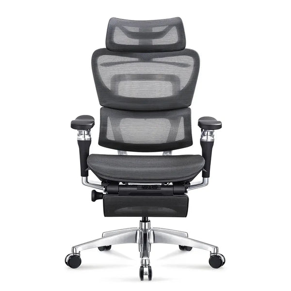 HKM-562067 Ergonomic High Back Mesh Office Chair with Adjustable Footrest and 7D Armrests